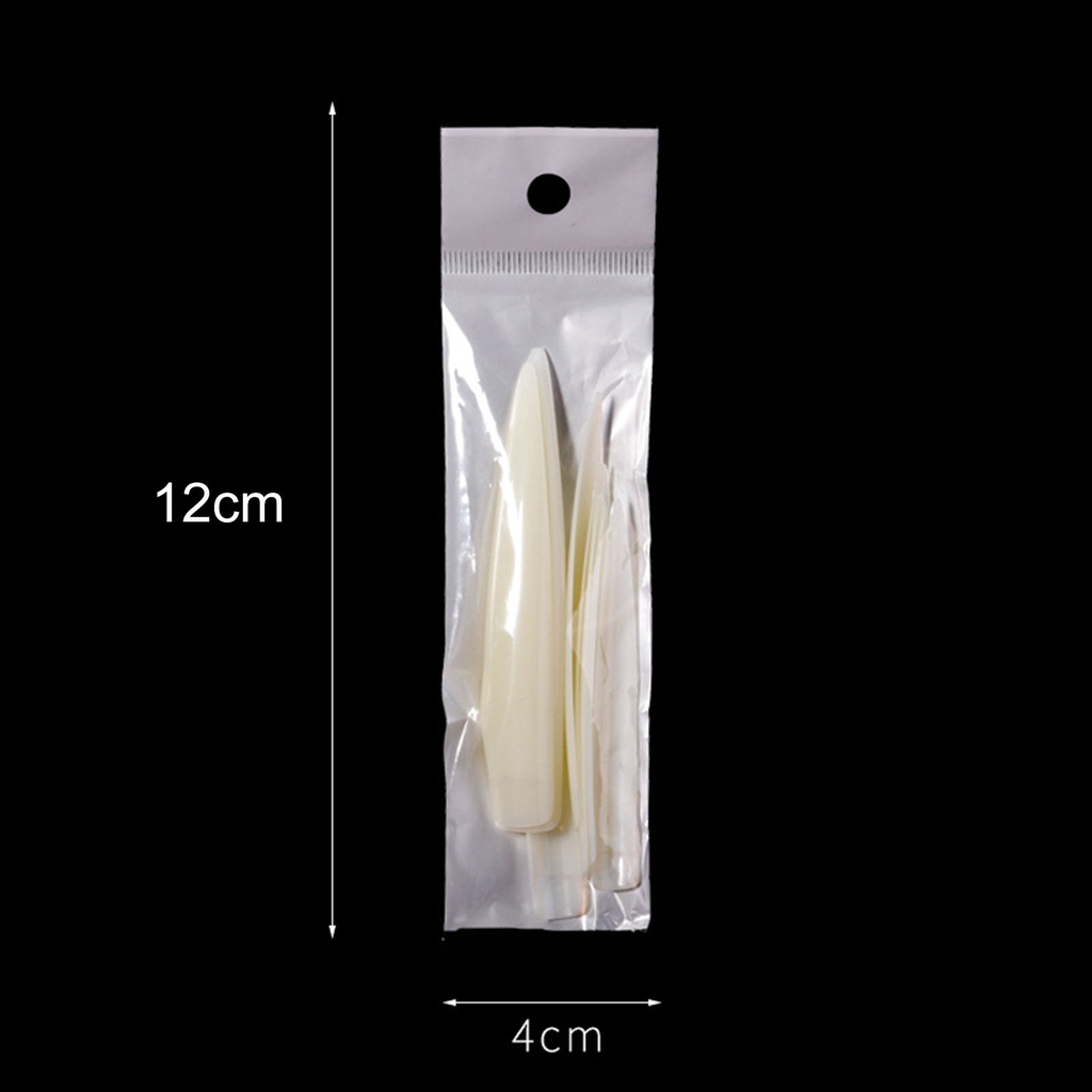 Bộ 10 Móng Tay Giả Hình Chữ V Siêu Dài Dùng Cho Salon Làm Móng DIY