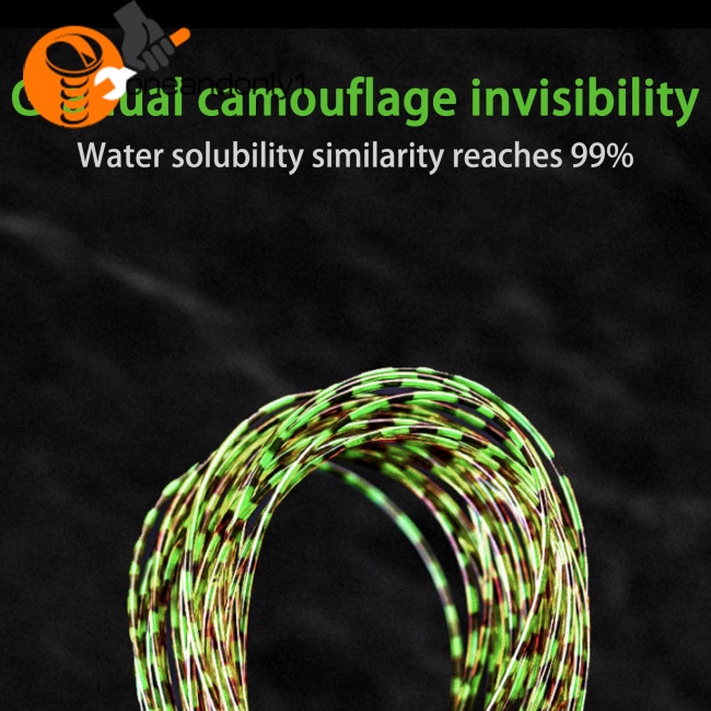 1 Cuộn Dây Câu Cá 3d Vô Hình 500M Bằng Sợi Nylon Vô Hình Thay Đổi Màu Sắc Chất Lượng Cao