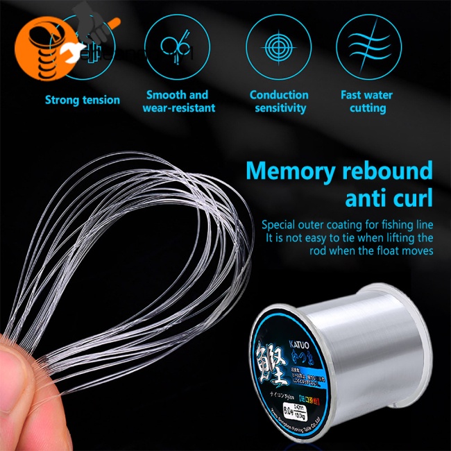Cuộn Dây Câu Cá Nylon Trong Suốt Siêu Chắc Dài 500m