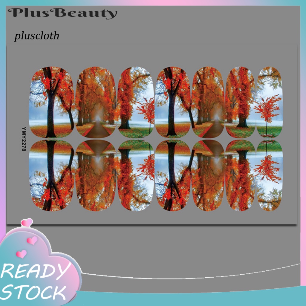 Miếng Dán Trang Trí Móng Tay Tự Dính Siêu Mỏng In Họa Tiết Hoạt Hình Xinh Xắn