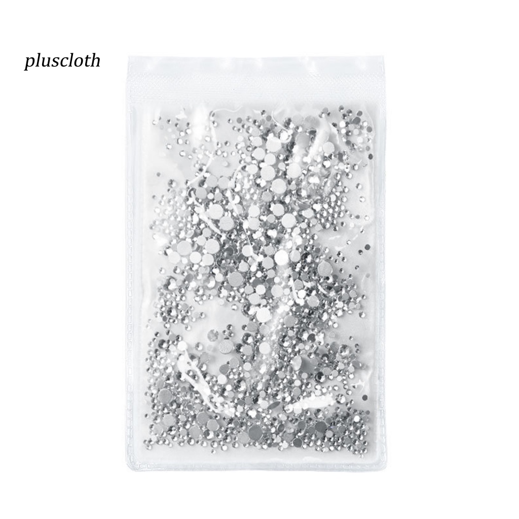 Set 1440 Hạt Đá Thủy Tinh Nhiều Màu Đính Móng Tay