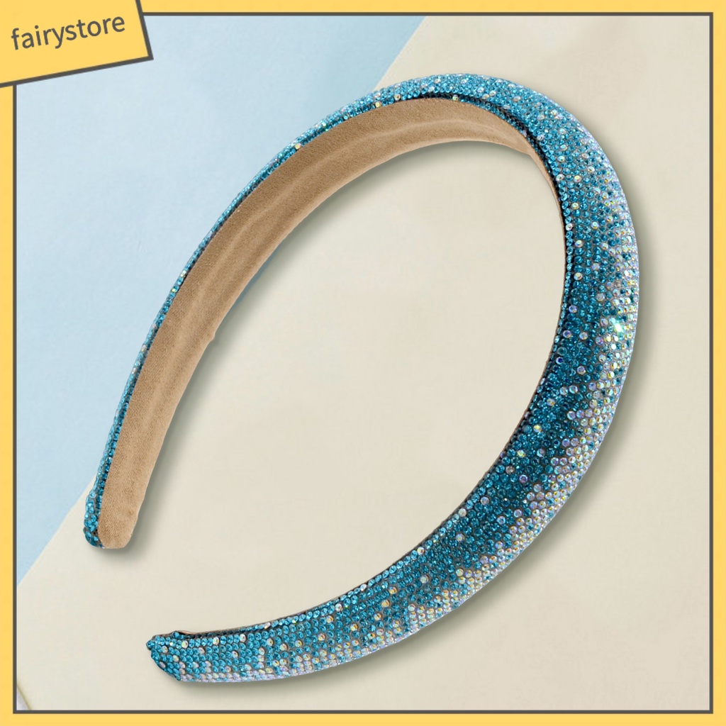 Băng Đô Cài Tóc Đính Đá Lấp Lánh Phong Cách Baroque