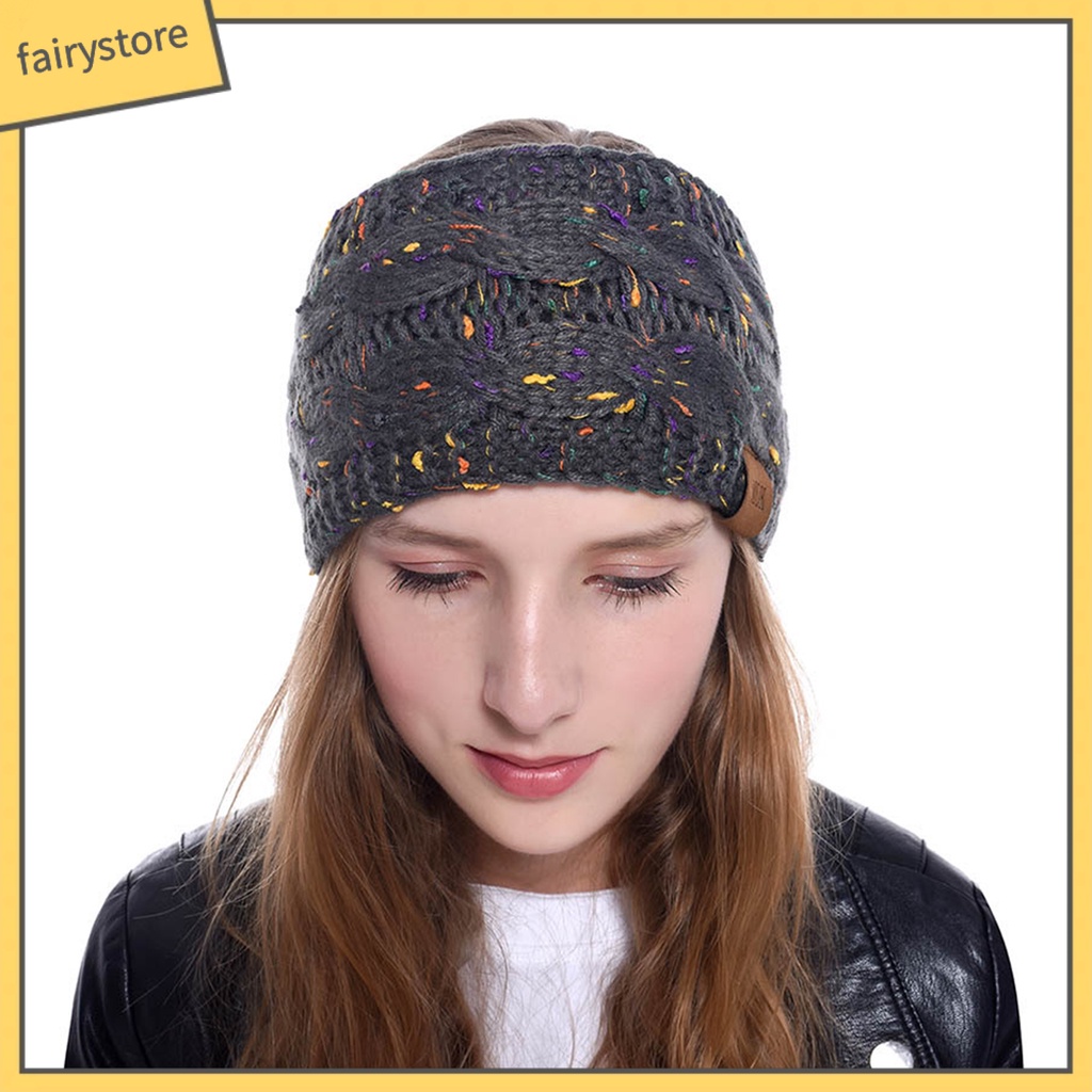 Băng Đô Len Mềm Mại Giữ Ấm Dành Cho Nữ