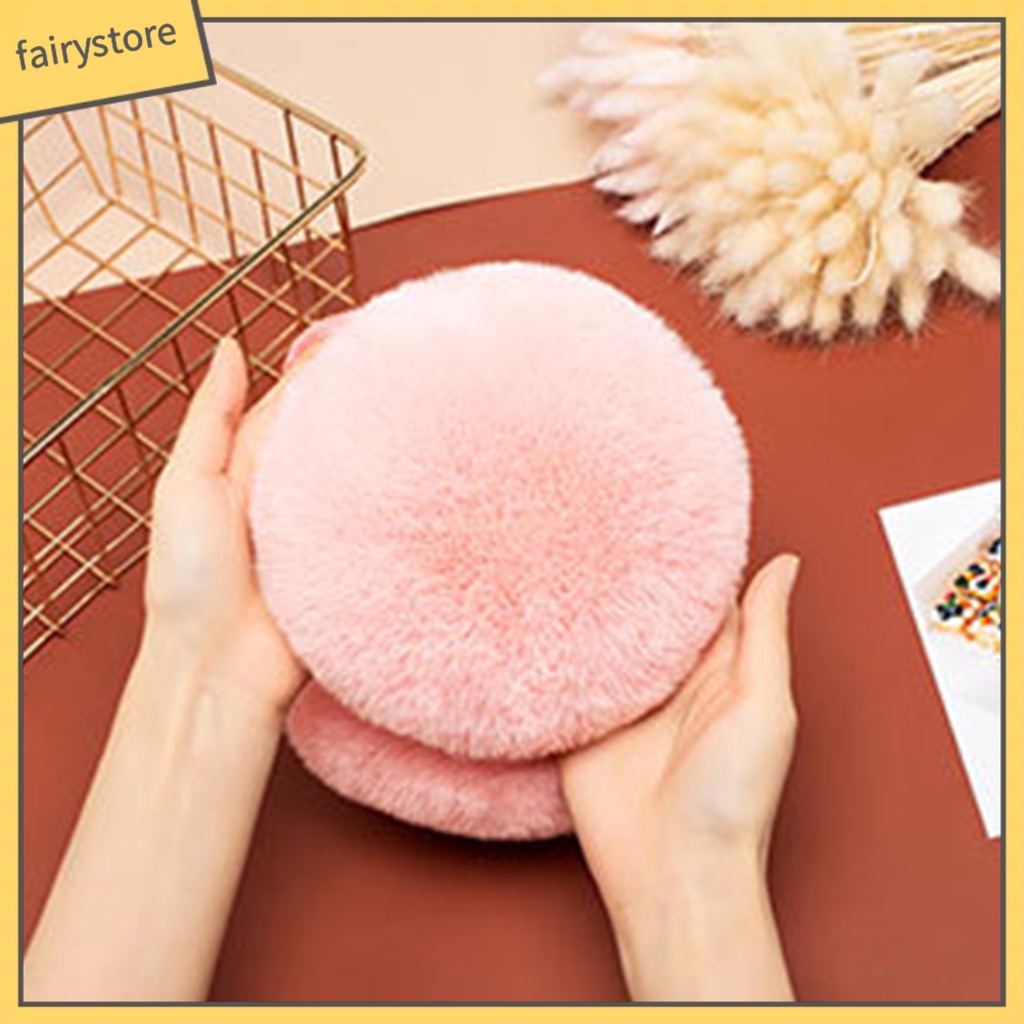 Chụp Tai Giữ Ấm Hình Tròn Bằng Lông Nhung Dày Dặn Cho Hoạt Động Ngoài Trời