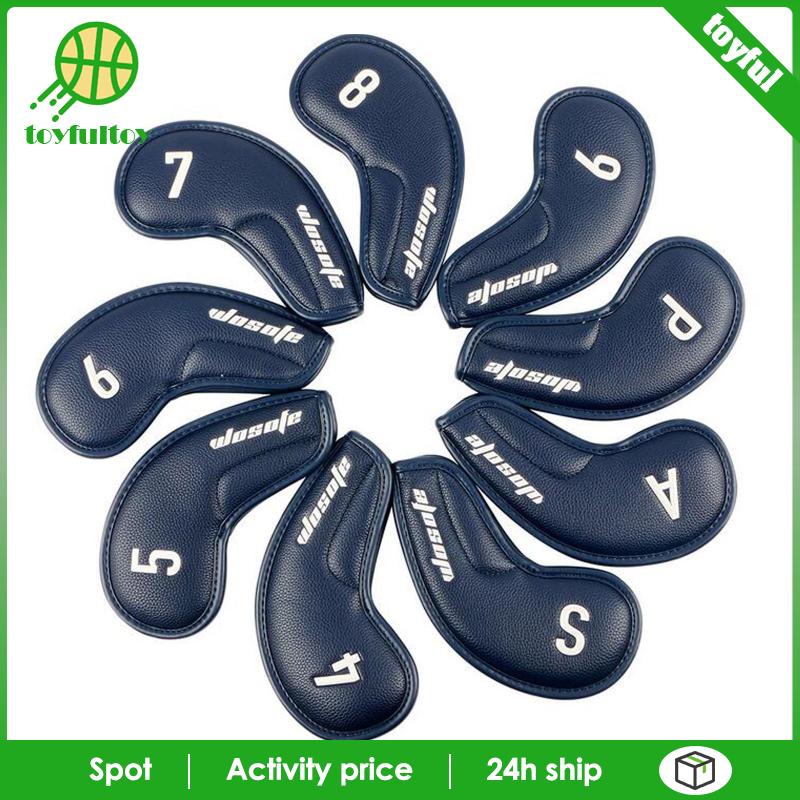 Set 9 Vỏ Bọc Đầu Gậy Đánh Golf Bằng Sắt Chuyên Dụng