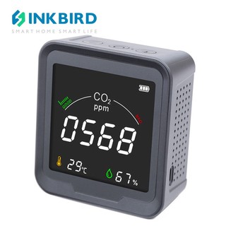  Máy Đo Độ Ẩm Không Khí CO2 PTH-9C 3 Trong 1 Gắn Tường 