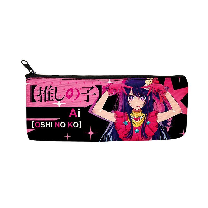 Oshi no Ko peripheral students canvas stationery pencil case Hoshino Ai/Rubii/Akuamarin Two-Dimensional anime