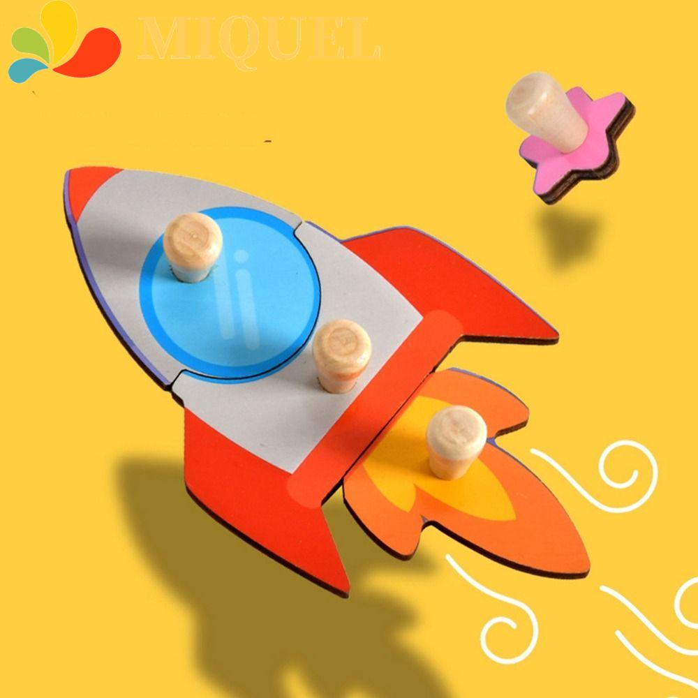 Đồ Chơi Bảng Lắp Ráp Bằng Gỗ Họa Tiết Hoạt Hình 3D Nhận Thức Nhận Thức Giáo Dục Sớm Cho Bé