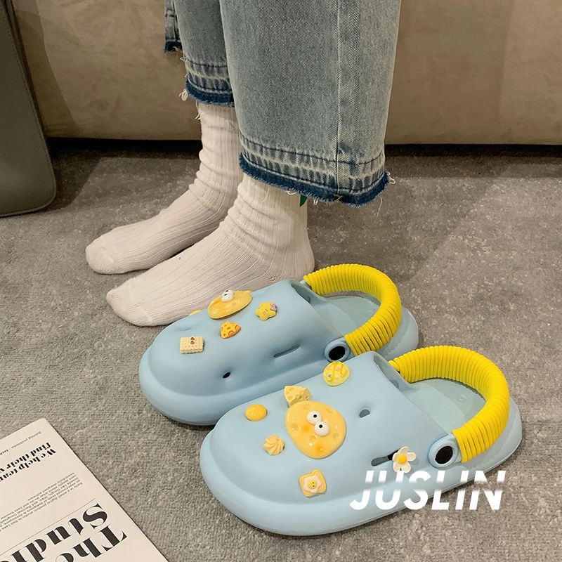 JUSLIN dép dép nữ dép bánh mì nữ dép bánh mì nữ 2023 NEW 060914