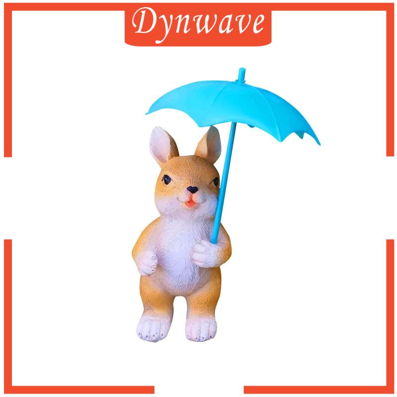 Tượng Thỏ Cầm Dù Trang Trí Sân Vườn