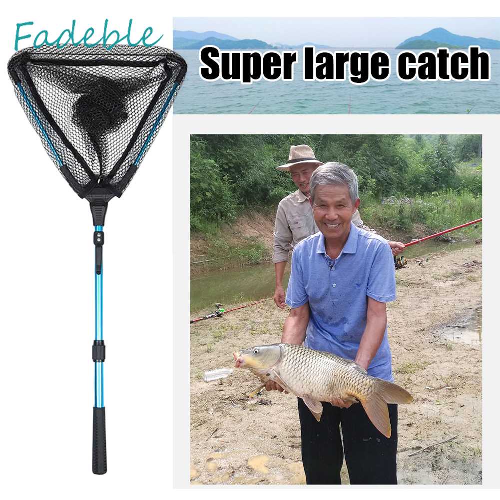 Lưới Đánh Bắt Cá Hình Tam Giác Gọn Nhẹ Có Thể Gấp Gọn Tiện Dụng
