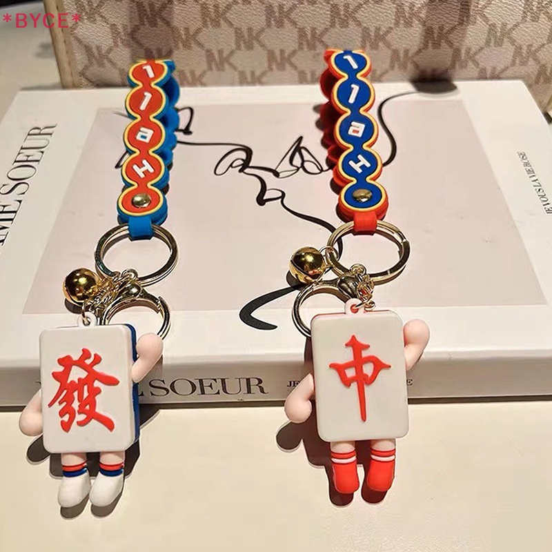 Byce > Móc Khóa Mạt Chược Trung Quốc Dễ Thương Sáng Tạo Vui Nhộn Có Móc Khóa Cho Nữ Mới