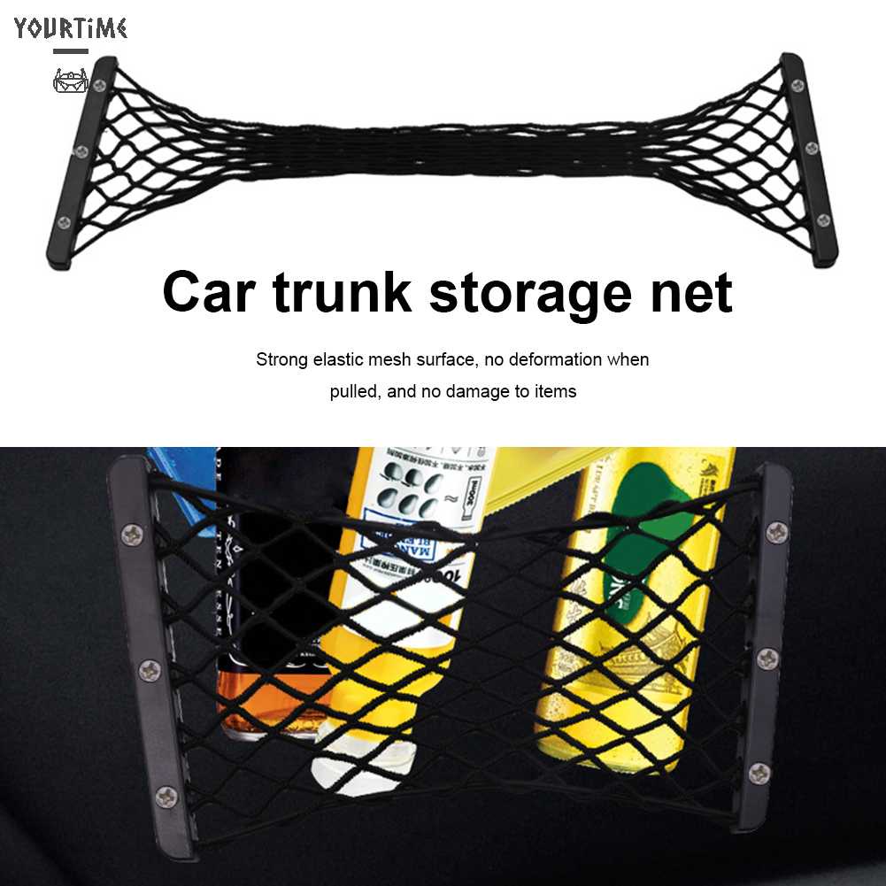 Túi Lưới Đựng Đồ Linh Hoạt Chống Mài Mòn Gắn Sau Lưng Xe Hơi