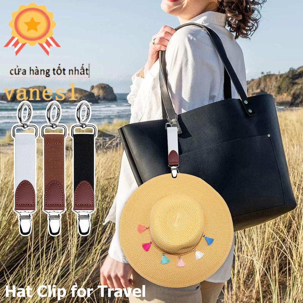 Dây Đai Nylon Co Giãn Kẹp Mũ / Hành Lý Đa Năng Có Khóa Kẹp Da Có Thể Điều Chỉnh VANES1