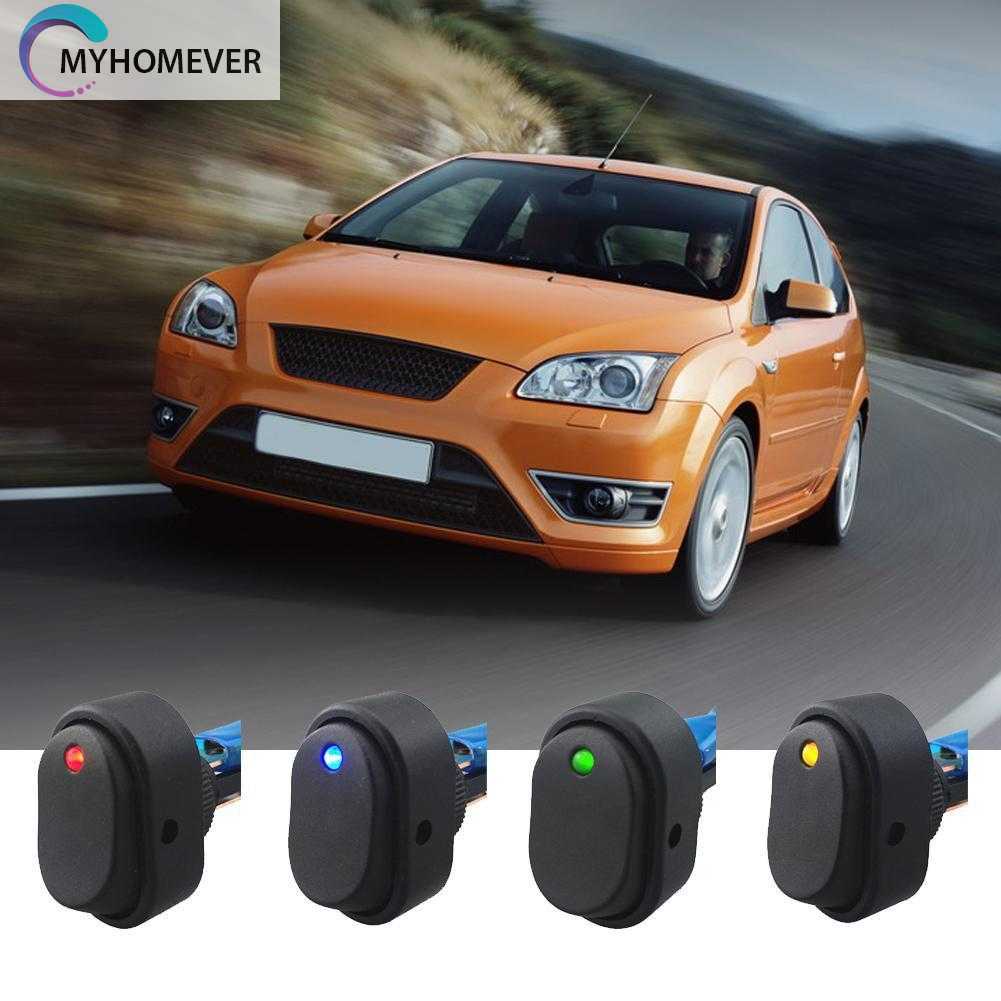 Set 4 Công Tắc Bật / Tắt Đèn LED 12V 30A 30A Cho Tàu Thuyền