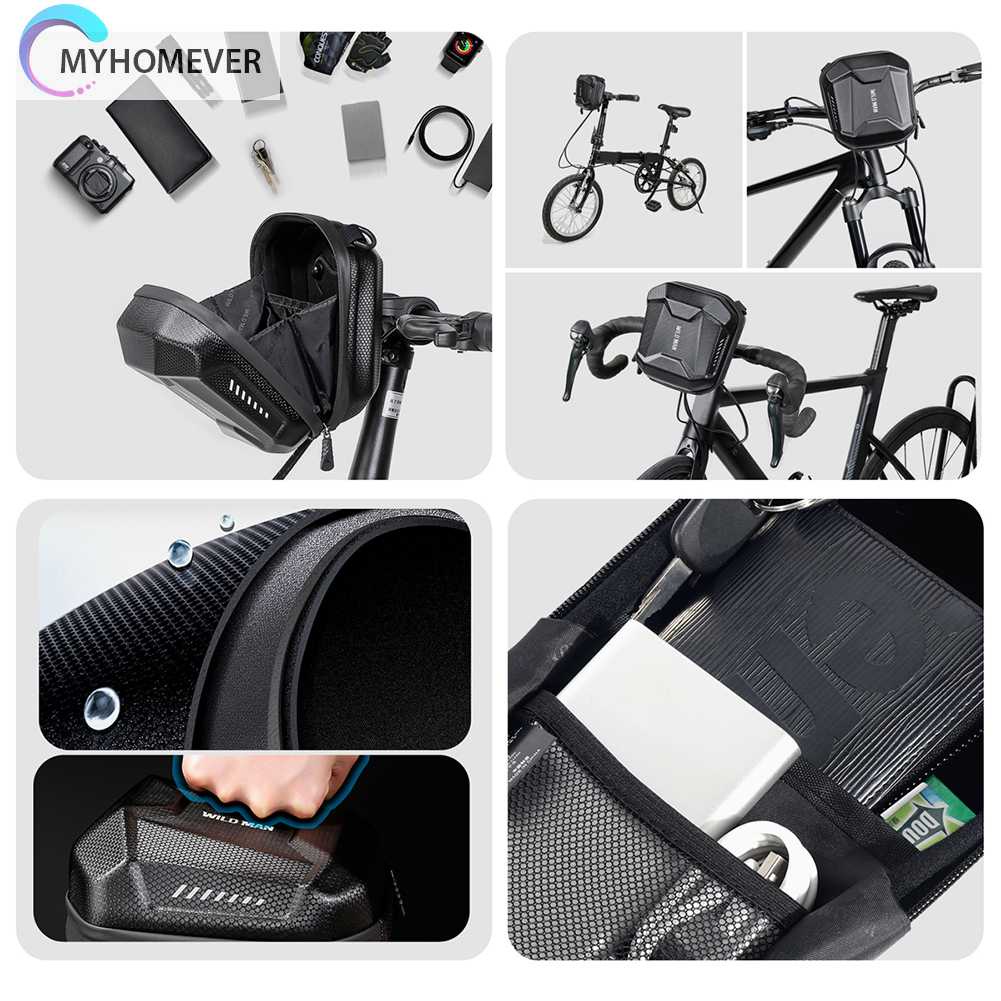 Túi Đeo Vai Họa Tiết Phản Quang Gắn Phía Trước Xe Đạp