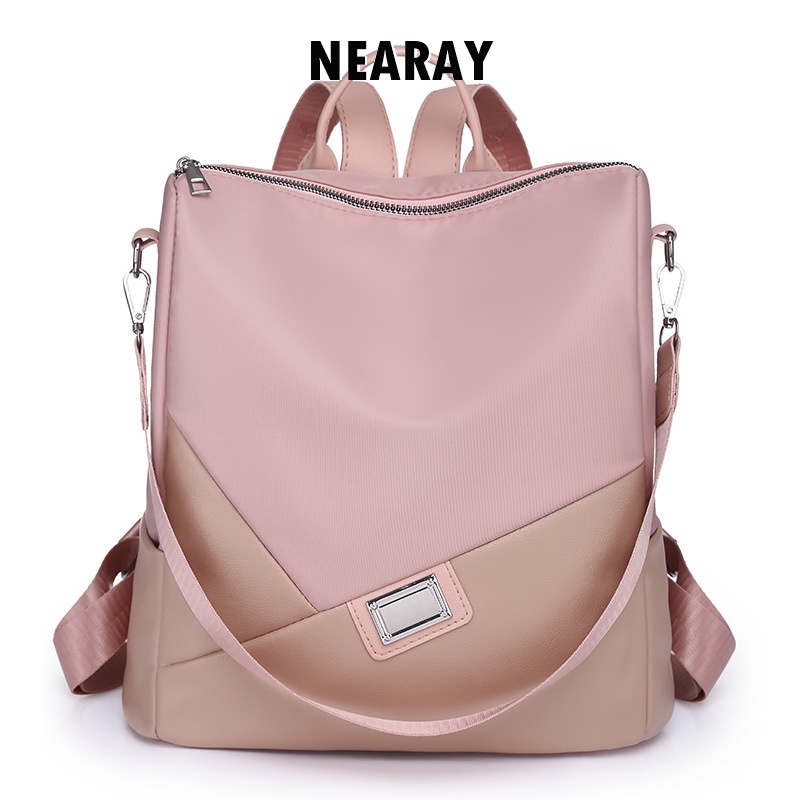 NEARAY Balo vải oxford nhiều màu Cỡ Lớn đi chơi đi du 2023 NEW L25S02K