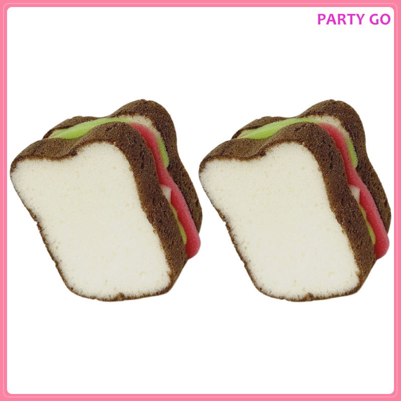 Set 2 Miếng Bọt Biển Rửa Chén Bằng Sợi Micro Tiện Dụng