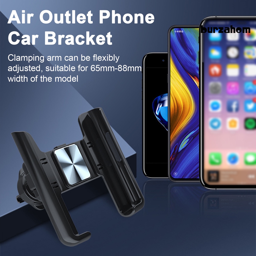 [BU] Giá Đỡ Điện Thoại Ổn Định Dễ Lắp Đặt Khóa Xoay Bằng ABS Cho Xe Hơi