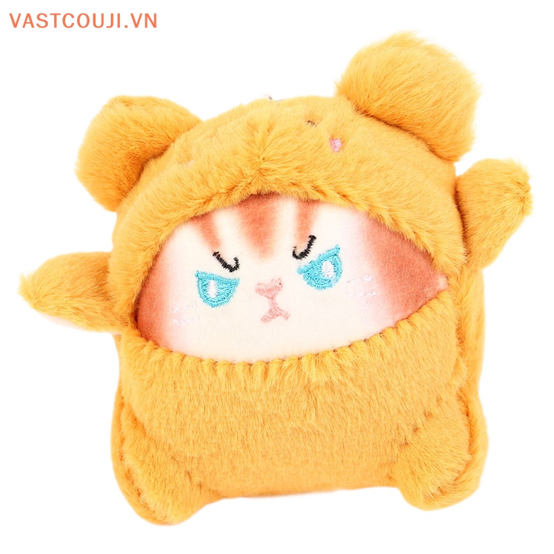 Móc Khóa Hình Mèo Nhồi Bông Đáng Yêu