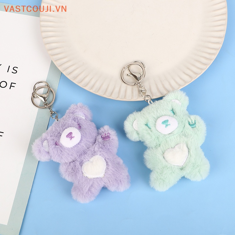Móc Khóa Hình Gấu Nhồi Bông Đáng Yêu
