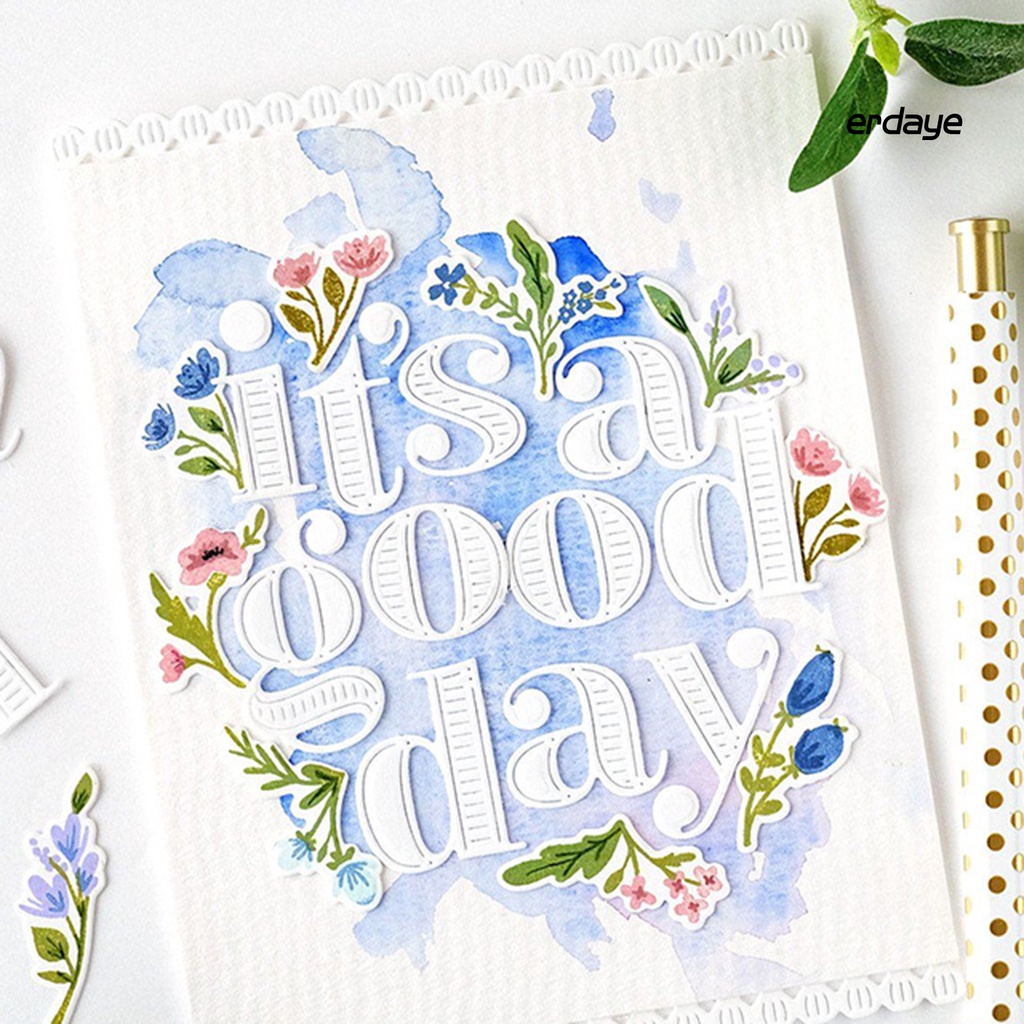 Khuôn Thép Carbon Cắt Hình Chạm Khắc Dùng Trang Trí Thiệp / Scrapbook