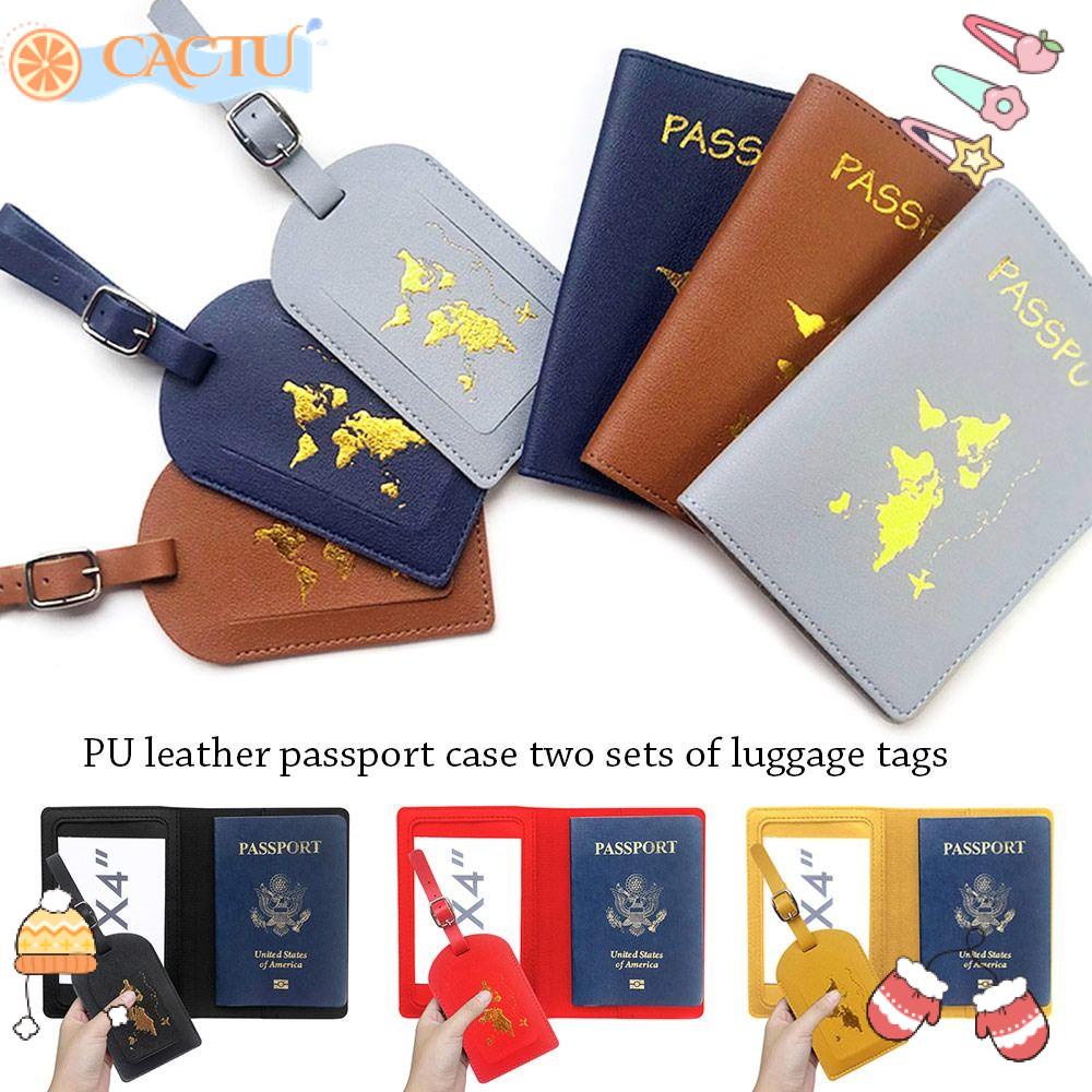 Bộ 2 Vỏ Bọc Bảo Vệ Hộ Chiếu Thiết Kế Thời Trang Nhỏ Gọn