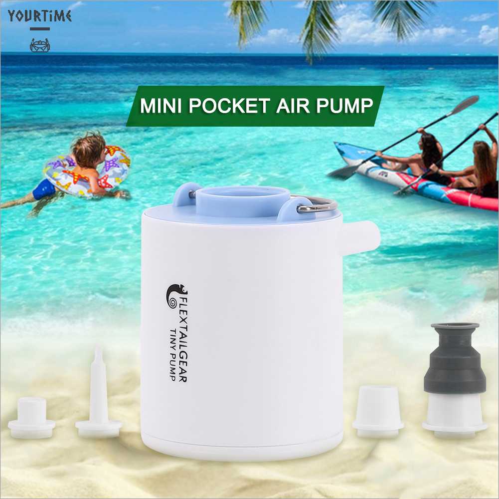 Máy Bơm Hơi Mini 1300mAh Sạc Được