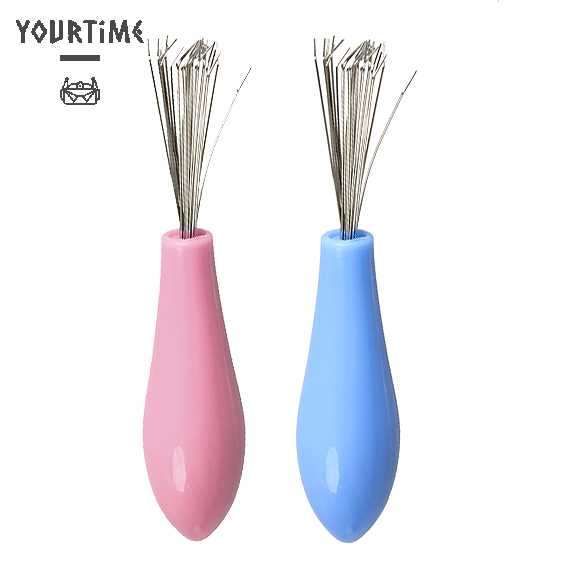 Dụng Cụ Làm Sạch Lược Chải Tóc Bằng Nhựa Màu Sắc Ngẫu Nhiên