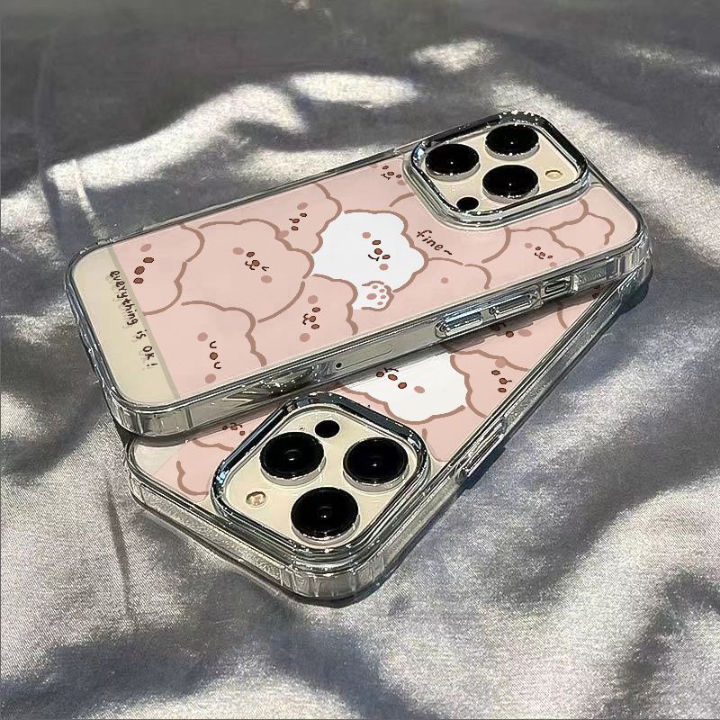 ✅Ốp Điện Thoại Mềm Hình Gấu Dễ Thương Chống Sốc Cho Iphone 14pro / 7 max13 plus11 8 12