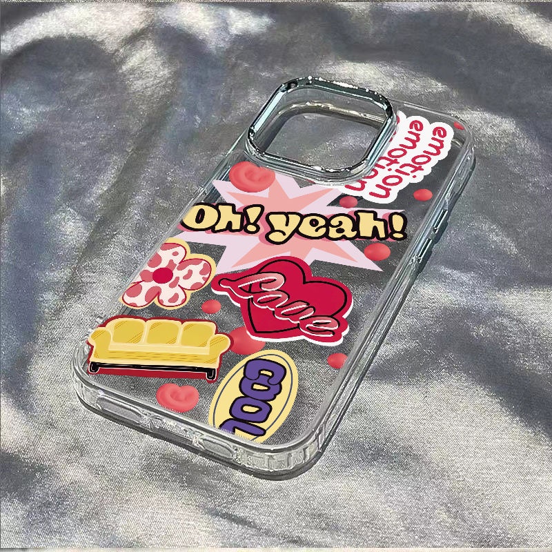 ✅Ốp Điện Thoại Mềm Chống Sốc Họa Tiết Trái Tim Cho Iphone 11 12 14Pro 78 13 3