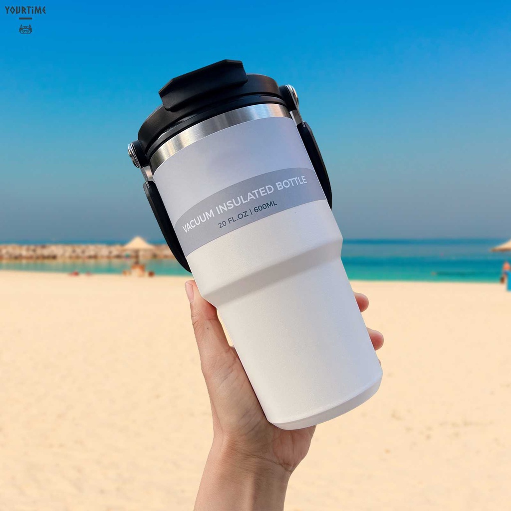 Cốc Uống Nước Hai Lớp 600 / 750 / 900ml Tiện Dụng Cho Gia Đình / Văn Phòng