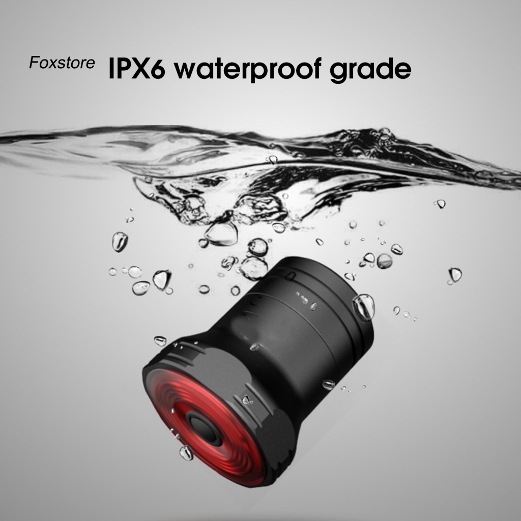 Đèn Cảnh Báo 6 Chế Độ Ánh Sáng Mạnh Kích Thước Nhỏ Gọn Tiện Dụng Cho Xe Đạp