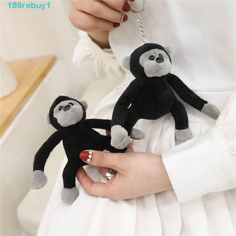 Móc Khóa Hình Khỉ Nhồi Bông REBUY1 Dễ Thương