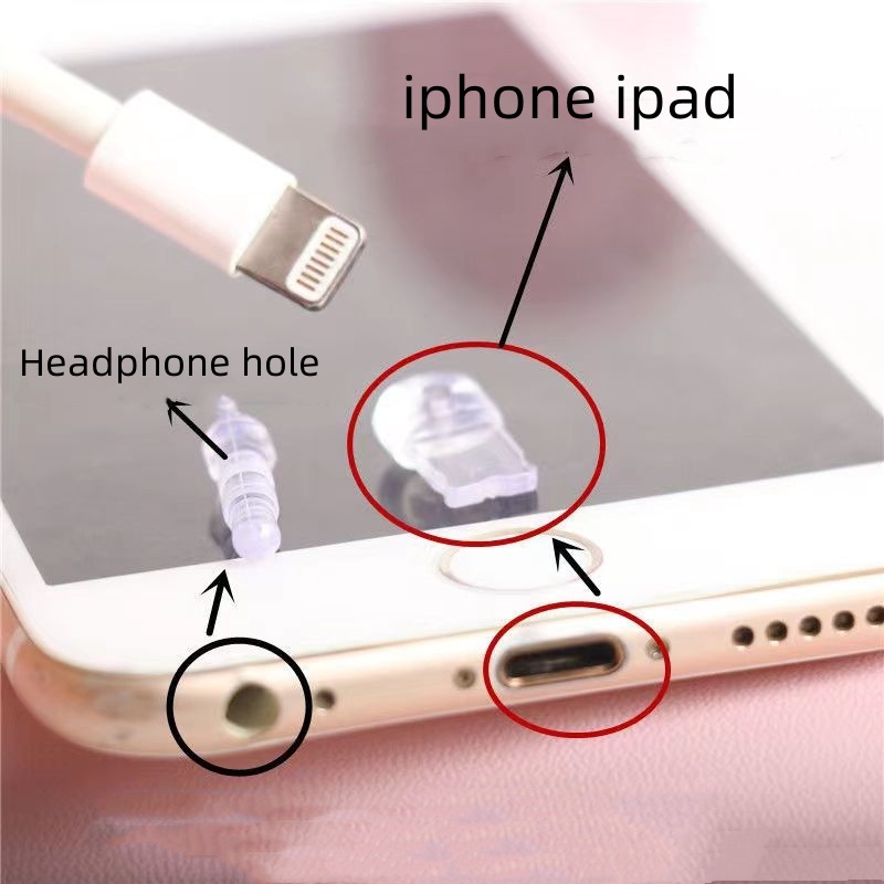 Nút Bịt Chống Bụi Cho Cổng Sạc Điện Thoại Di Động diy Hình Hoa Nhỏ Dễ Thương