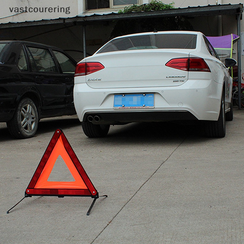 Miếng Dán Phản Quang Hình Tam Giác Màu Đỏ Cảnh Báo An Toàn Khẩn Cấp Cho Xe Hơi