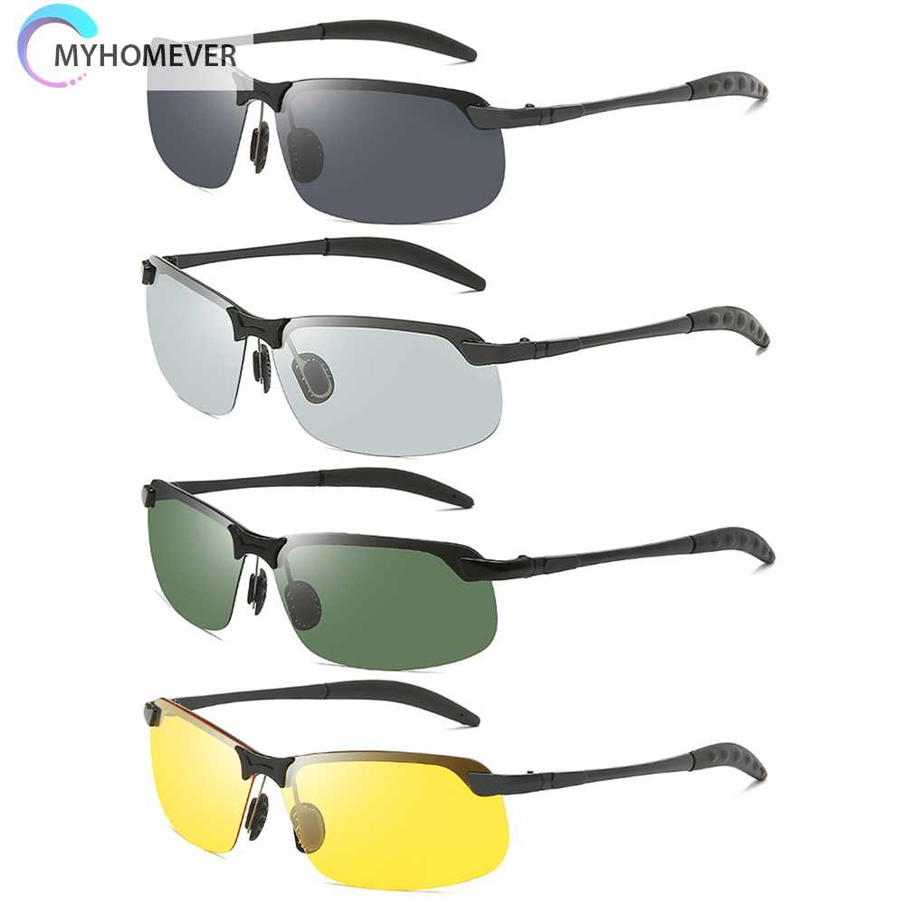 Kính Mát Phân Cực Chống Tia UV Phong Cách Thể Thao Thời Trang Cho Nam