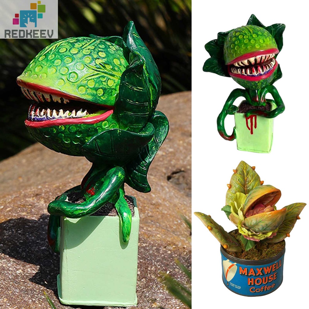 Tượng Nhỏ Bằng Nhựa Resin Điêu Khắc Hoa Thủ Công Trang Trí Sân Vườn