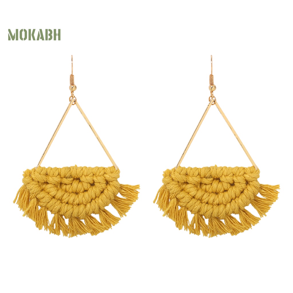 1 Đôi Bông Tai Móc Họa Tiết Vỏ Sò Phong Cách Bohemia