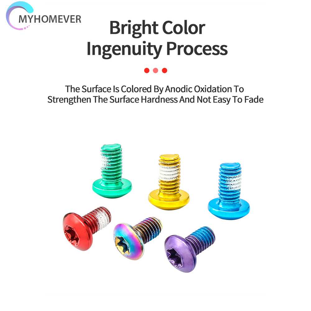 Bộ 12 Ốc Vít T25 M5x9mm Cho Đĩa Phanh Xe Đạp