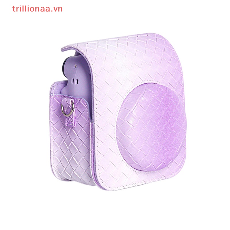 1 Túi Da PU Đựng Máy Ảnh Lấy Liền Instax Mini 12