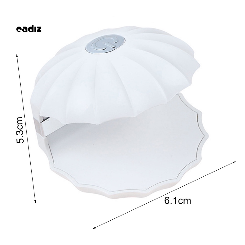 1 Bộ Đèn Hong Khô Móng Tay Nhanh Chóng Hình Vỏ Sò Kèm Sạc USB Tiện Dụng Cho Gia Đình