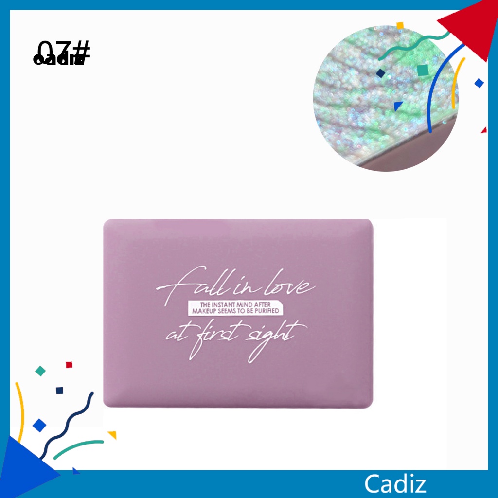 Phấn Mắt Đơn Sắc Bắt Sáng Chỉnh Sửa Lớp Trang Điểm Ba Chiều CADI