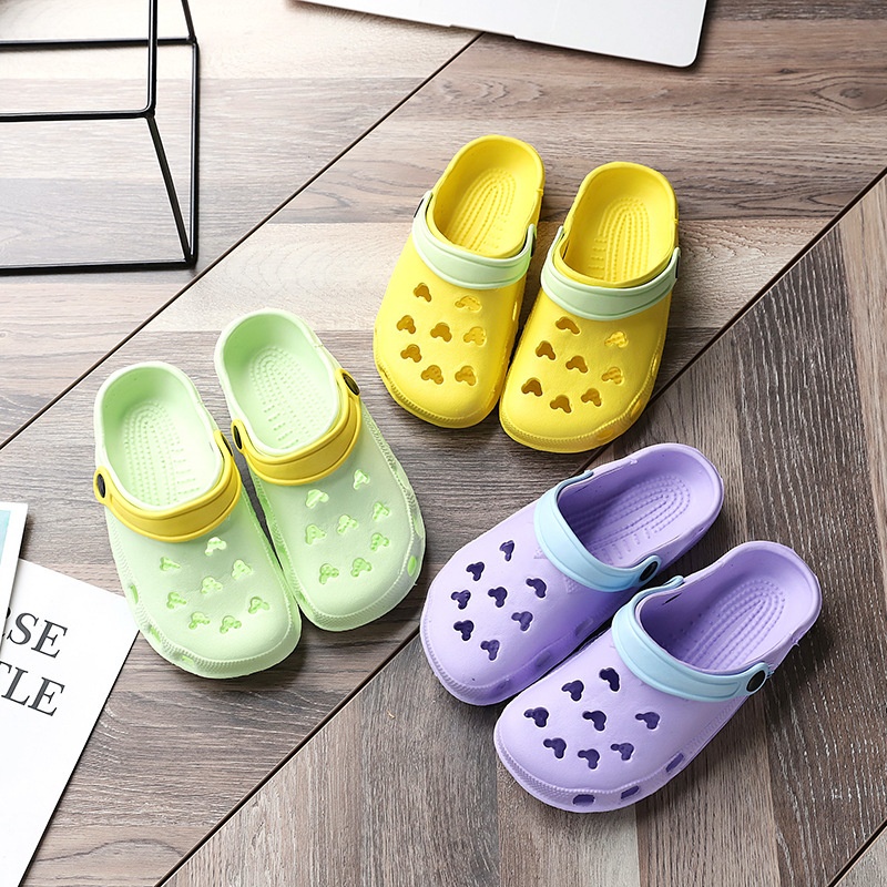 Xăng đan Đế Xuồng Eva Chống Trượt Thoáng Khí Thời Trang Đi Biển Cho Nam Nữ