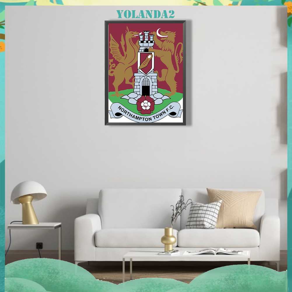 Tranh Đính Đá Kim Cương Toàn Bộ 5D DIY Hình Vẽ Thành Phố Northampton