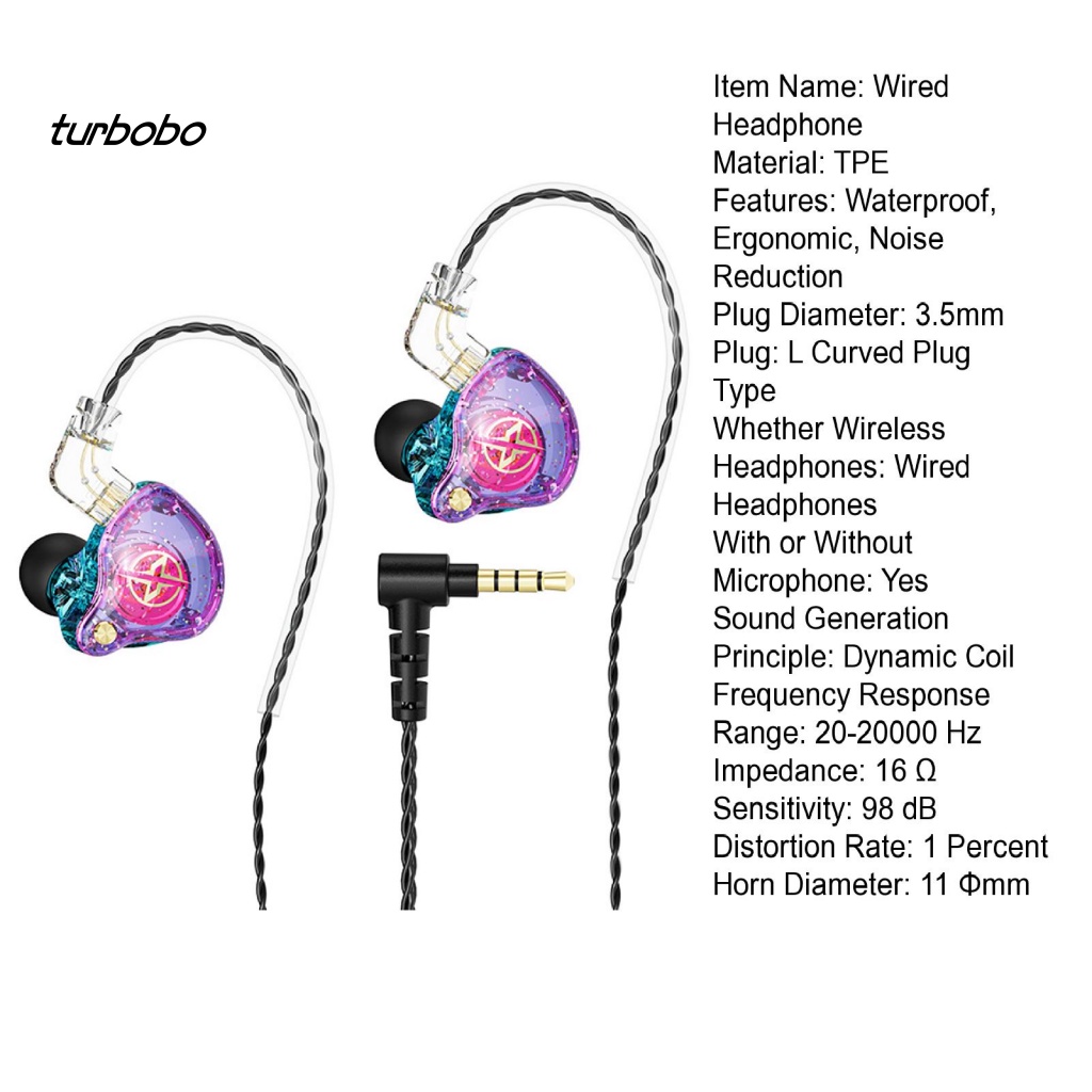 Tai Nghe Nhét Tai Chống Nước Jack 3.5mm Âm Thanh HiFi Kiểu Dáng Sang Trọng