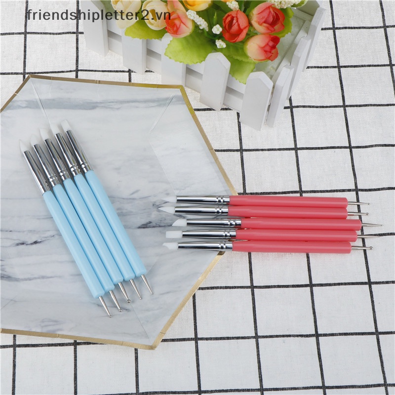 Dụng Cụ Tạo Hình Đất Sét 5 X 2 Chiều Trang Trí Móng Tay Nghệ Thuật