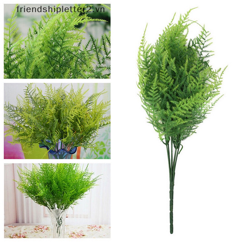 [Mới] 7 Cành Hoa Cỏ Dương Xỉ Nhân Tạo Trang Trí Nhà Cửa