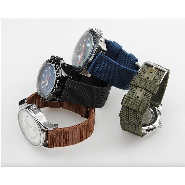 Giày Thể Thao Seiko No... Thiết Kế Trẻ Trung Hợp Thời Trang Set 5 Vòng Tay SEIKO Bằng Nylon Chống Nước Chống Mồ Hôi 18mm 19mm 20mm 22mm 24mm