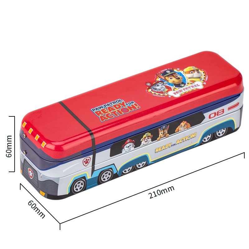 Hộp Đựng Bút Bằng Kim Loại Đa Năng Họa Tiết PAW Patrol Chase Đơn Giản Sáng Tạo